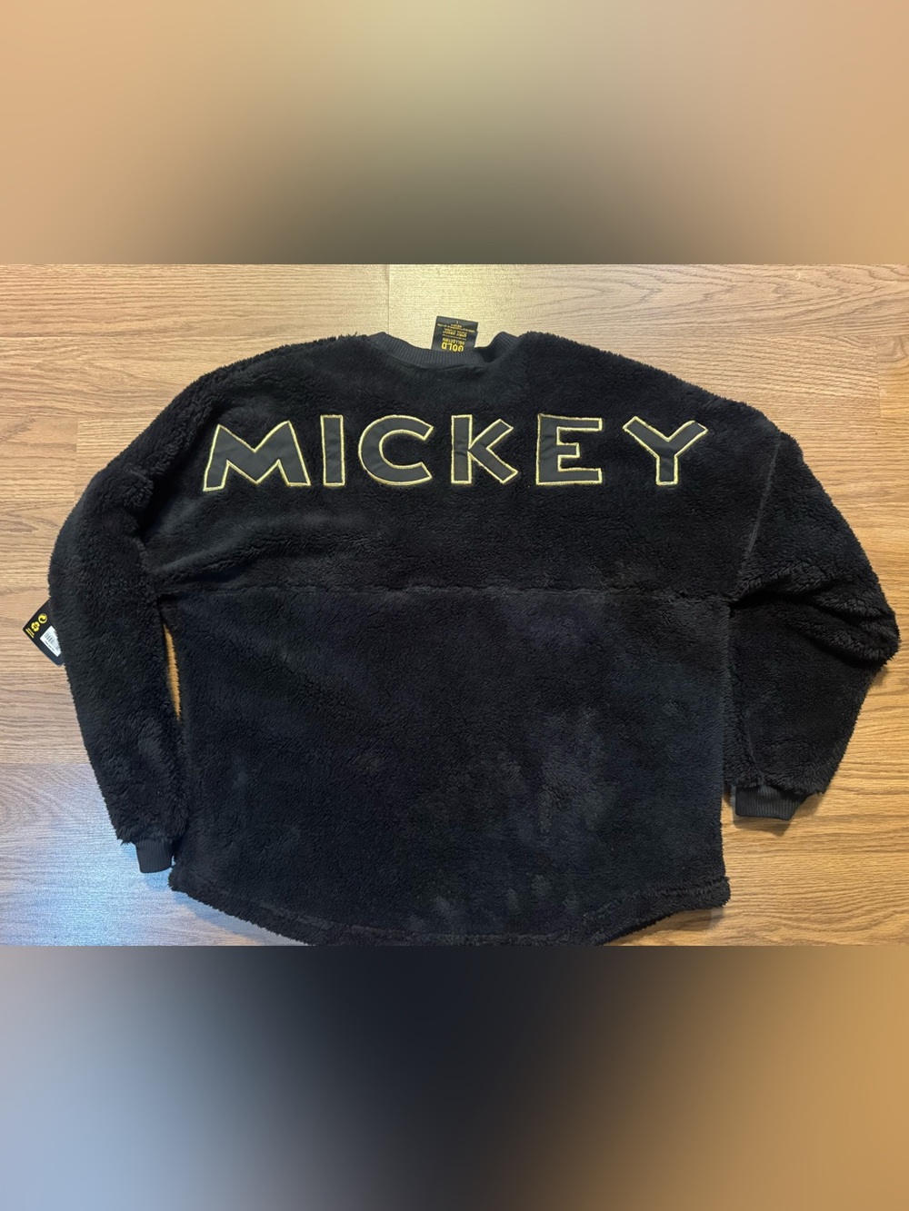 Disney Spirit Jersey Gold Collection Black Label with Metallic Gold Print